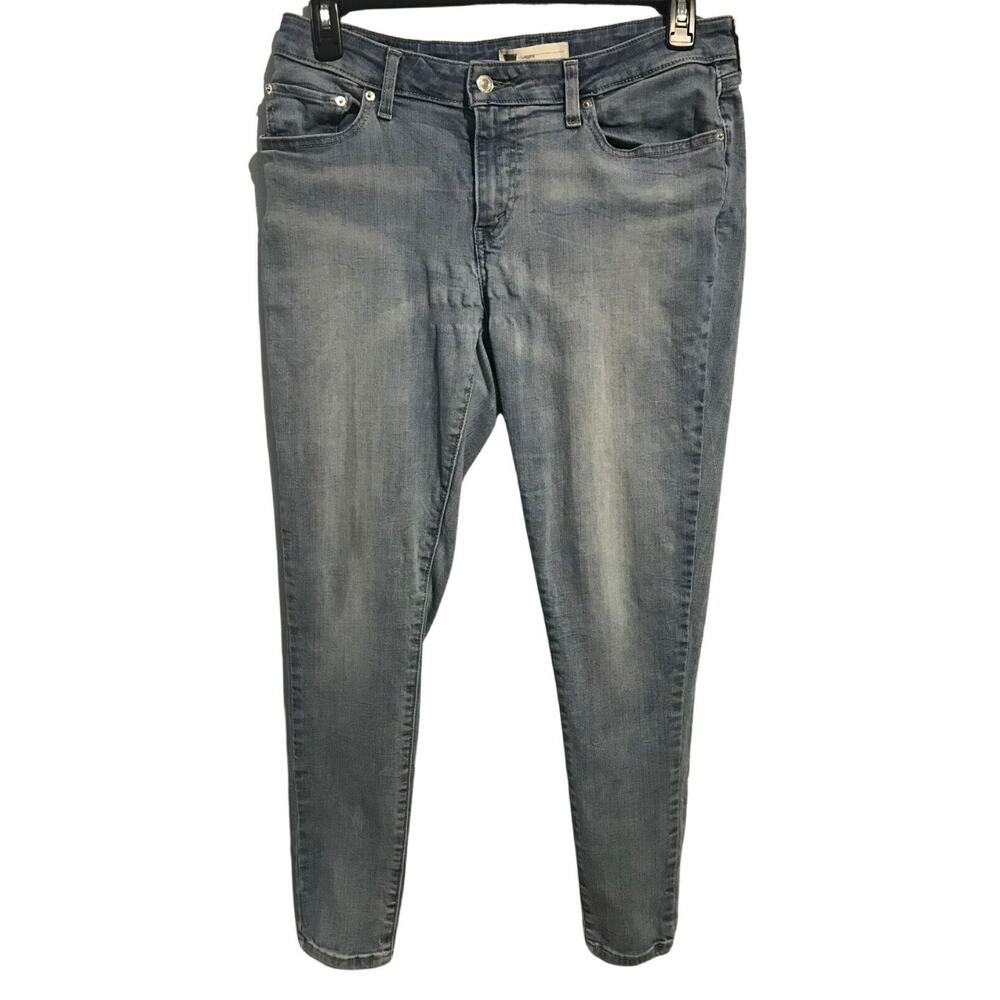 Levis Womens Light Blue Leggings Jeans Size 33 x 30